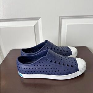 Native Jefferson Adult Shoes Unisex Regatta Blue/Shell White - M8/W10
